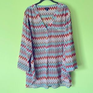 Justify 3X 100% Poly zigzag cool pattern never worn o/P $40